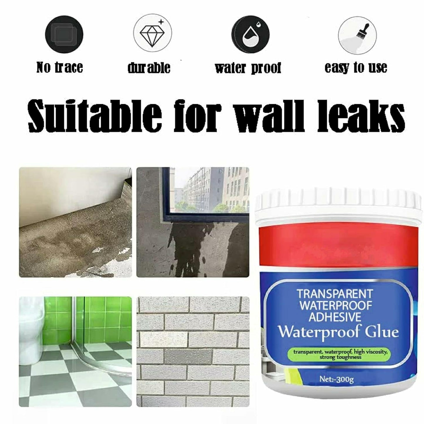 Invisible Waterproof Glue – Fix Leaks Instantly @ Just ₹499!