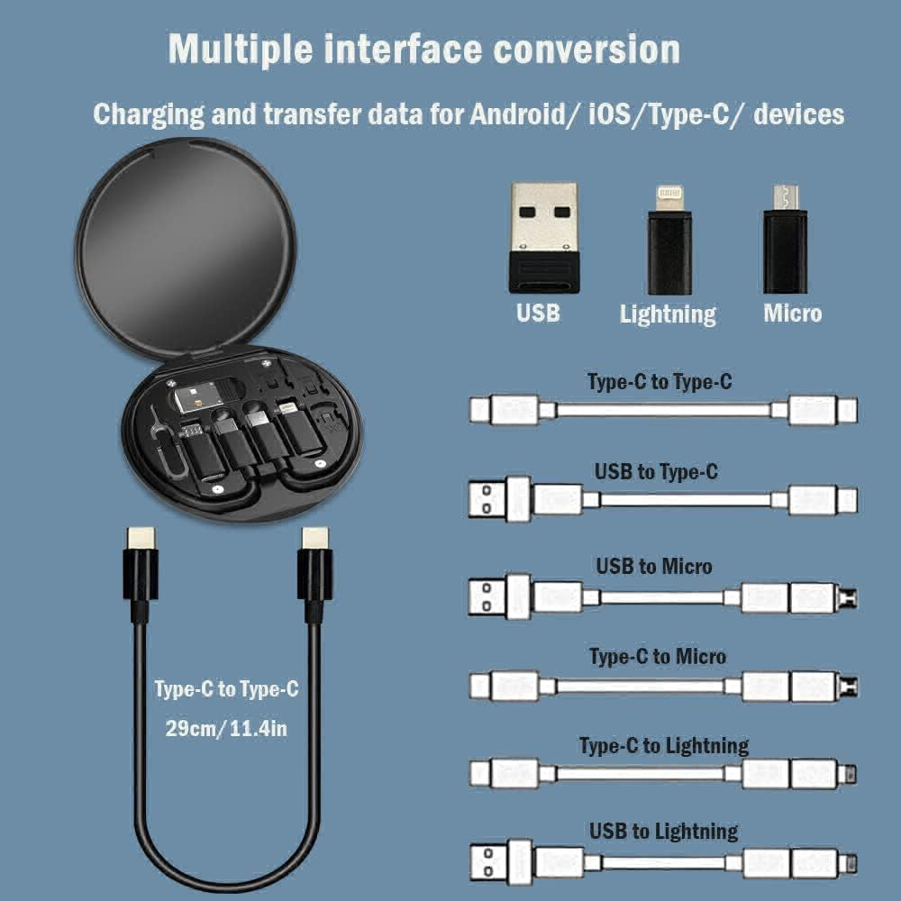Multifunctional Data Cable Set @ Just Rs.499/-