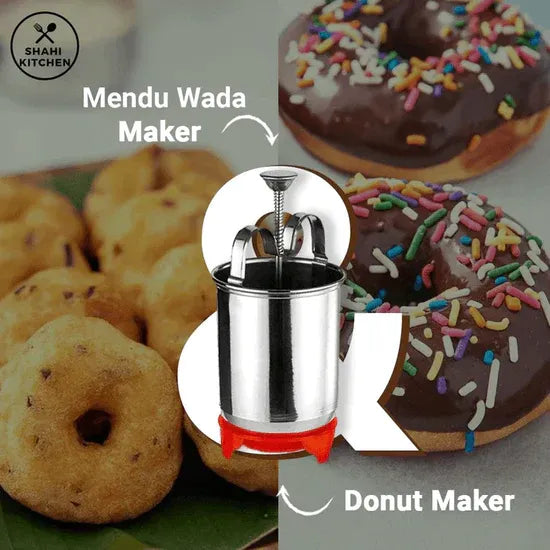 Stainless Steel Medu Vada Maker with Stand – Perfect Vadas Every Time @ Just ₹499