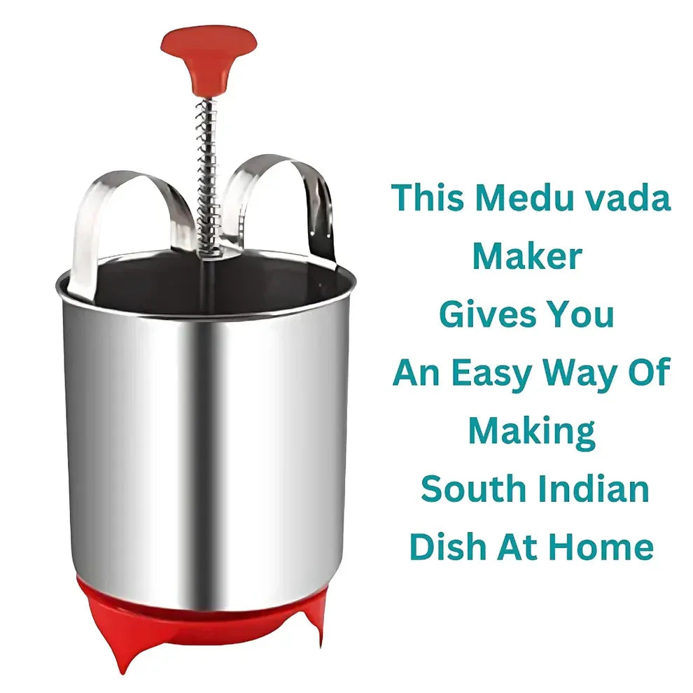 Stainless Steel Medu Vada Maker with Stand – Perfect Vadas Every Time @ Just ₹499