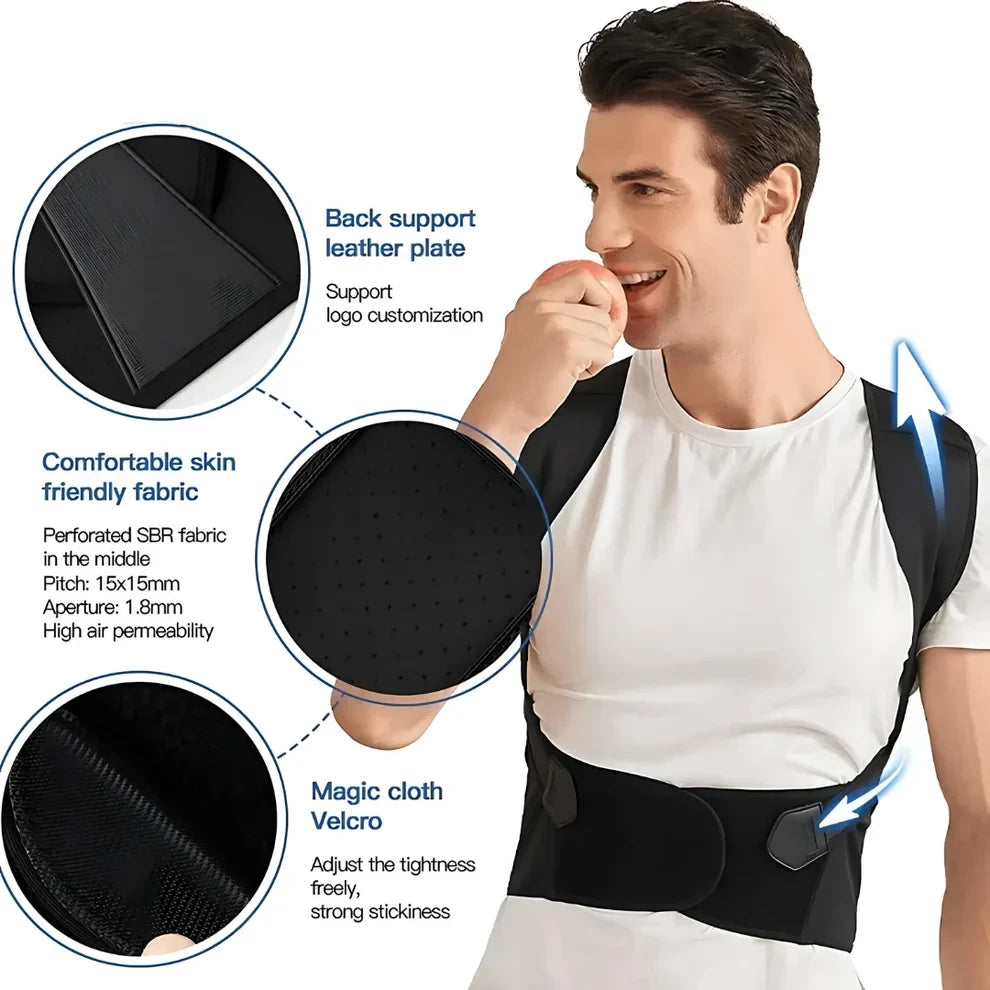 🔥Unisex Posture Corrector Belt – Just ₹499🔥