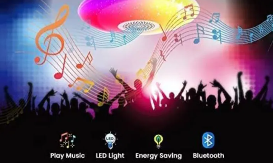 Color Changing LED Bulb with Bluetooth Speaker & Remote @ Just Rs.599/-