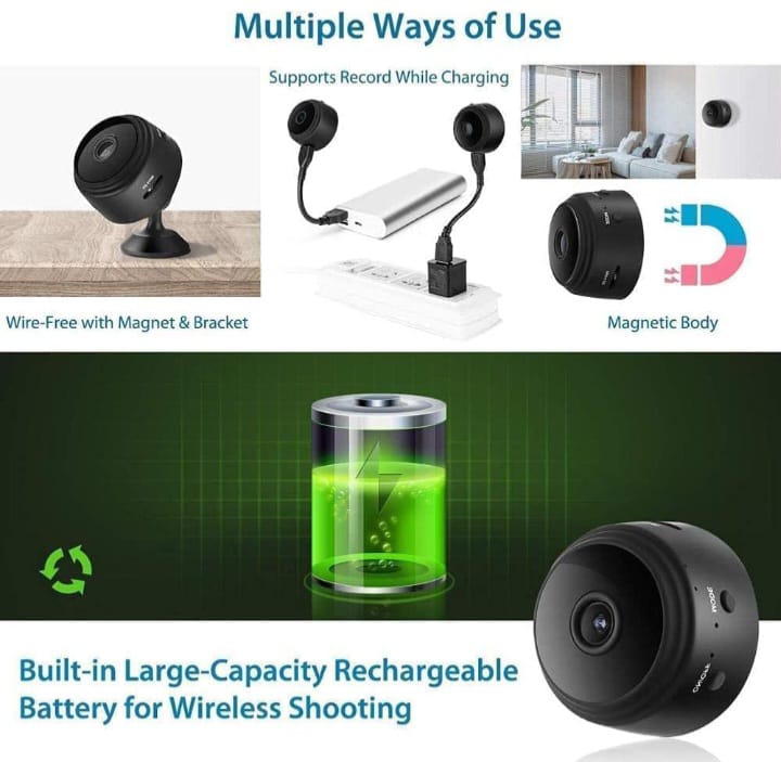 Rechargeable Wi-Fi HD CCTV Live Camera @ Just Rs. 1,299