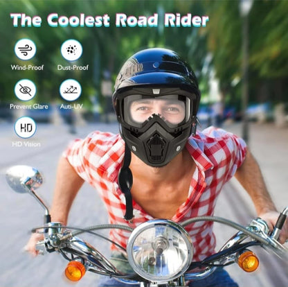 All-in-One Face Shield & Safety Glasses – Clear, Reusable & Dustproof @ Just ₹599