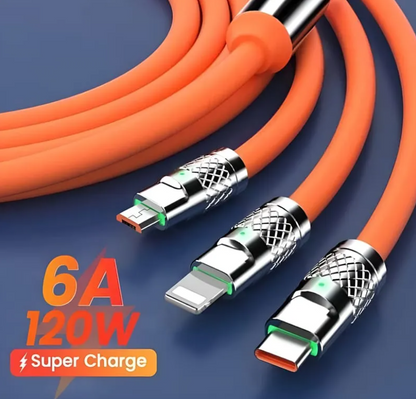 Fast Charging Data Cable 3 in 1 @ Just Rs.499/-