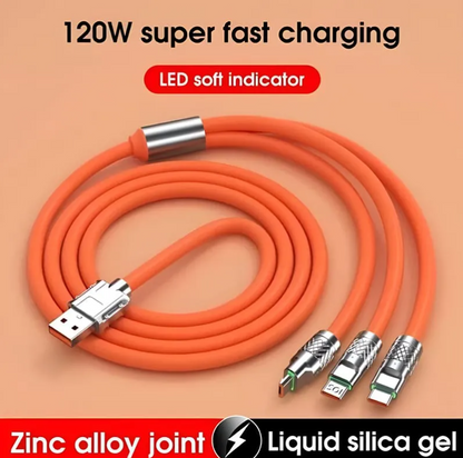 Fast Charging Data Cable 3 in 1 @ Just Rs.499/-