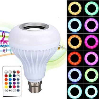 Color Changing LED Bulb with Bluetooth Speaker & Remote @ Just Rs.599/-