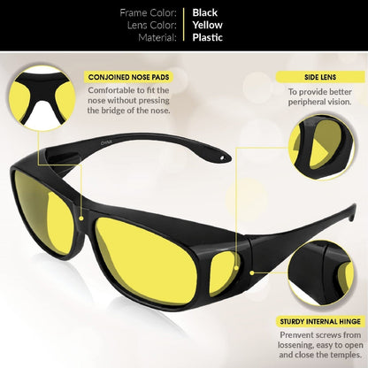Anti Glare Day & Night HD Vision Wrap Around Goggles With Free Golden Digital Watch @ Rs. 599/- No Shipping Charges